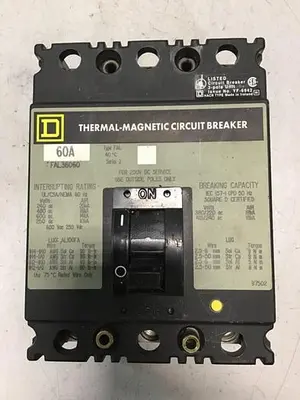 USED SQUARE D FAL36060 / SWITCH