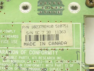 Used ATI TECHNOLOGIES _UNKNOWN_ Printed Circuit Boards (PCB) Indiana US | Arrow Industrial #1408219