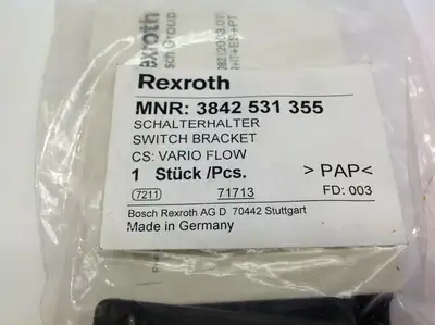 3 842 531 355 | Bosch Rexroth 3842531355 Switch Bracket VF - New