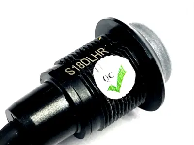 Banner S18DLHR Barrel/Panel Mount Indicator Light, 18mm 1-Color, Red 87898