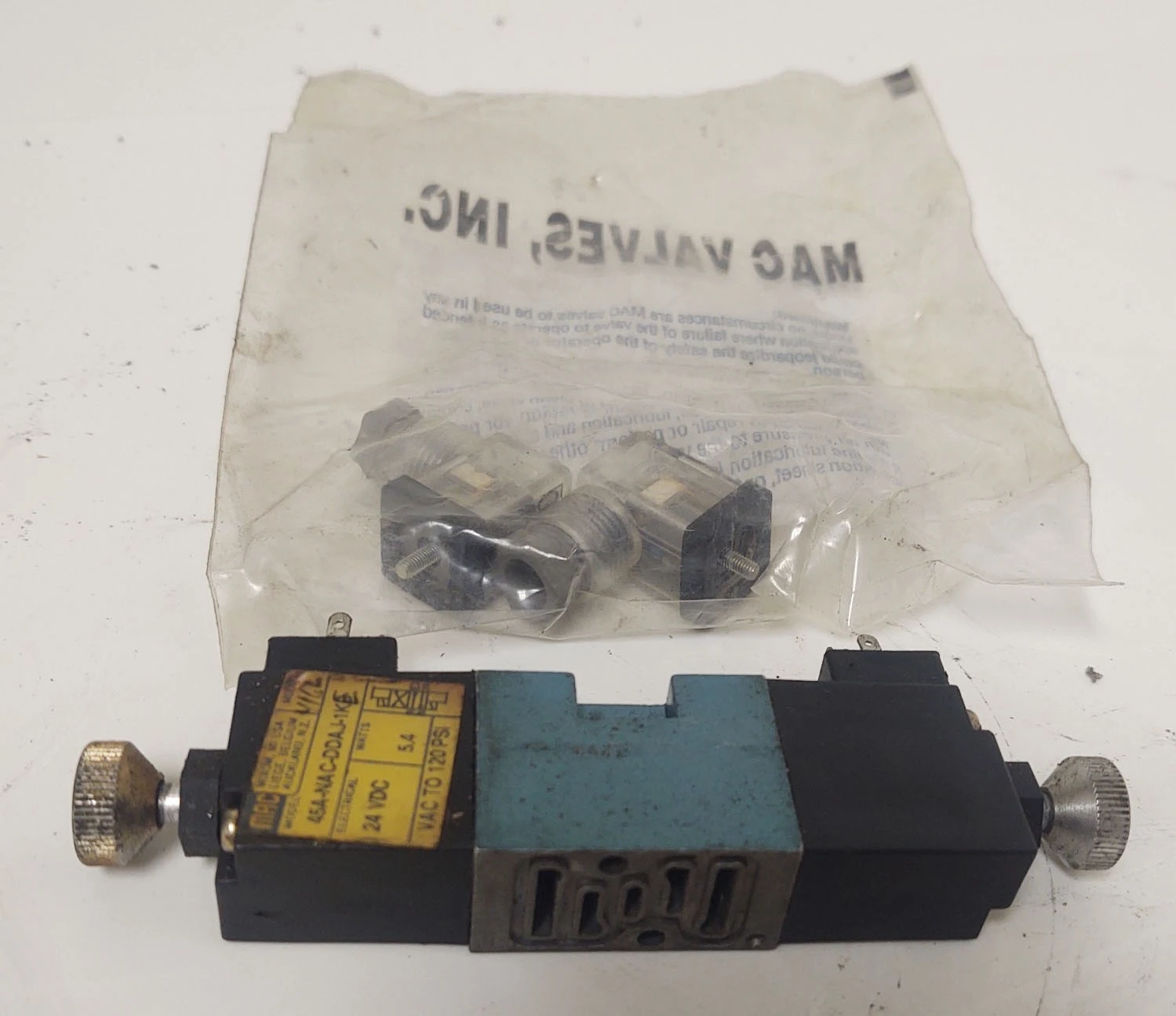 USED Mac Valves 45A-NAC-DDAJ-1KD