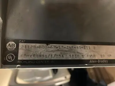 USED ALLEN-BRADLEY 2112B-BDB-6P-17-24R-41-111 Q