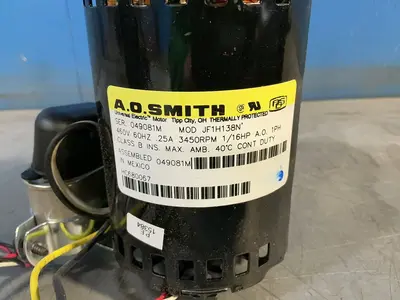 Used A.O. SMITH JF1H138N Motors (misc) Ohio US | HGR 24 #1556718