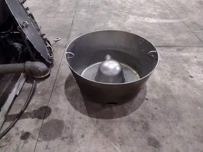 30" BARRETT MODEL #1100E MOTORIZED CHIP SPINNER / WRINGER w/ (2) CHIP PANS: STOCK #23373