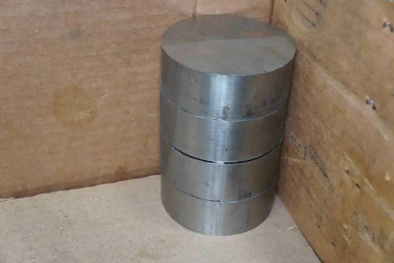 *4* 718 Inconel Round Bar Slabs - 3.50" x 1.25"