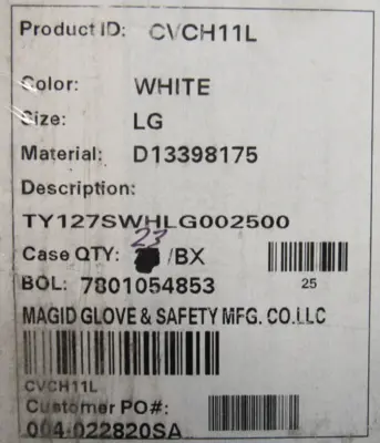 NEW BOX OF 23EA DUPONT TYVEK 400 LG COVERALL TY127SWHLG002500