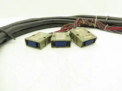 Fanuc JAE CA3106B32A10S 2 Flexible Robot Cable Cordset  48-Conductor 25'