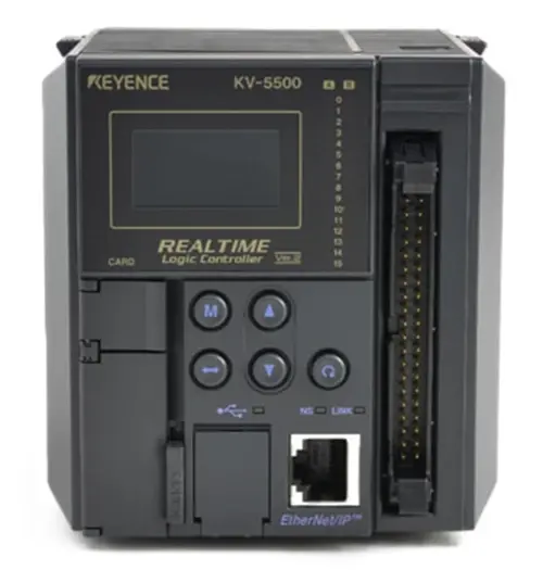 Keyence KV-5500 PLC (Building-Block/Modular/High Speed Type), CPU Unit [Refurbished]