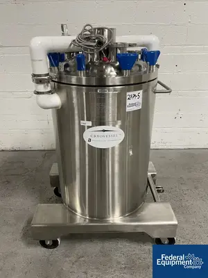 USED ITT 125 Liter Integrated Biosystems Cryovessel, 316L S/S, 50/65#