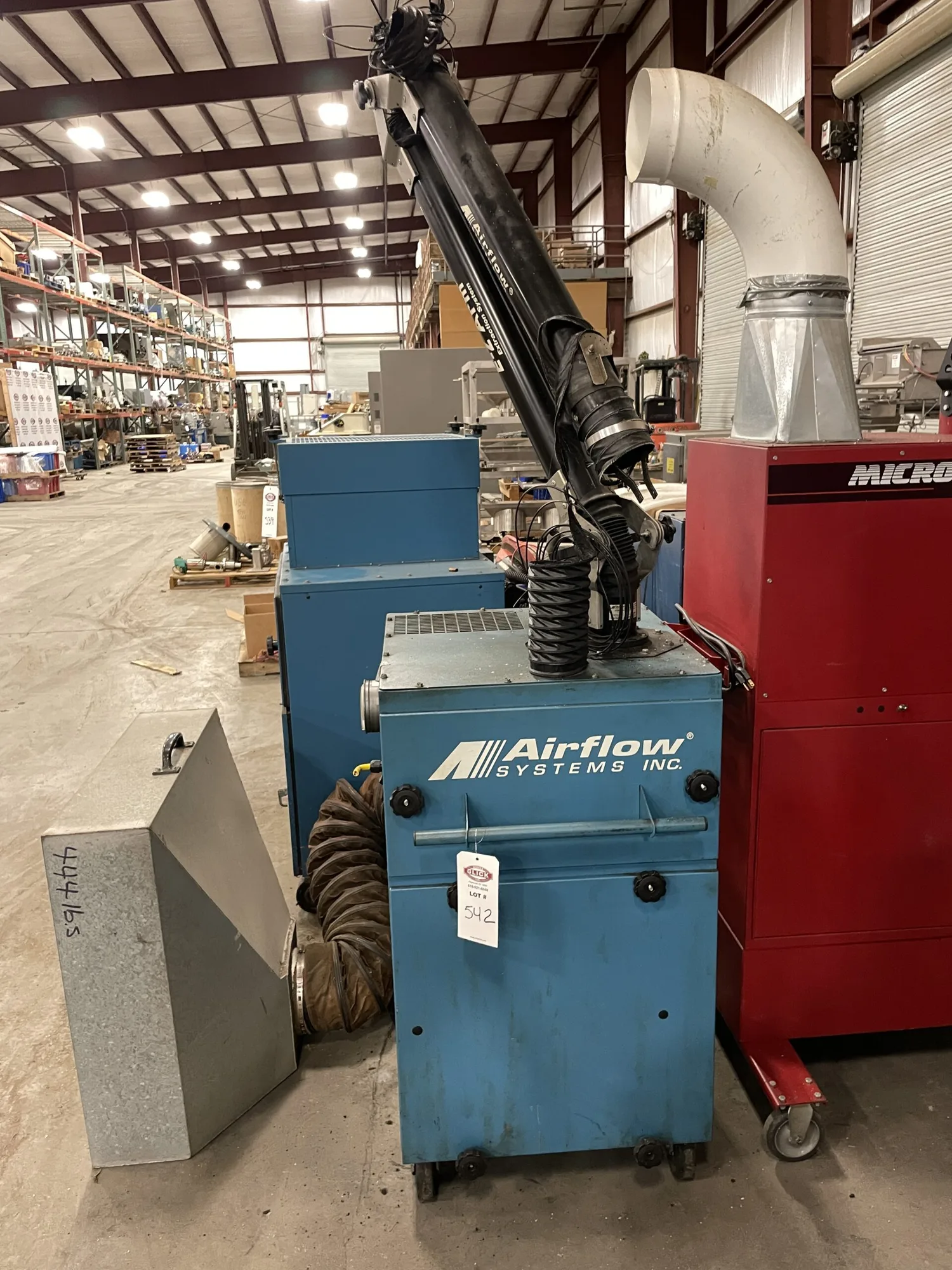 Airflow Systems Mini-Pac-HE-PG6-LTK35-4E08DD Portable Dust Collector 1PH 115V