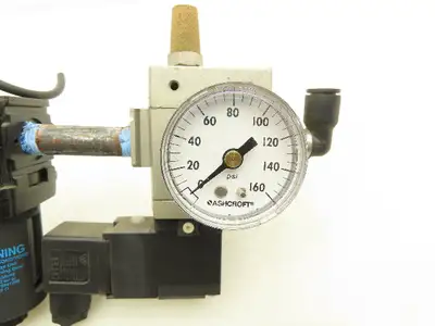 Wilkerson SMC B08-02-FLG0 Pneumatic Filter Regulator Soft Start Valve Assembly