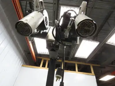 Masterflow AH-501 Electric Heat Blower Floor Stand Adjustable Arm 26x16" Base