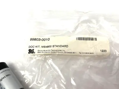USED STI OMRON DOC KIT, MS4800 STANDARD, OBJECT TEST KIT