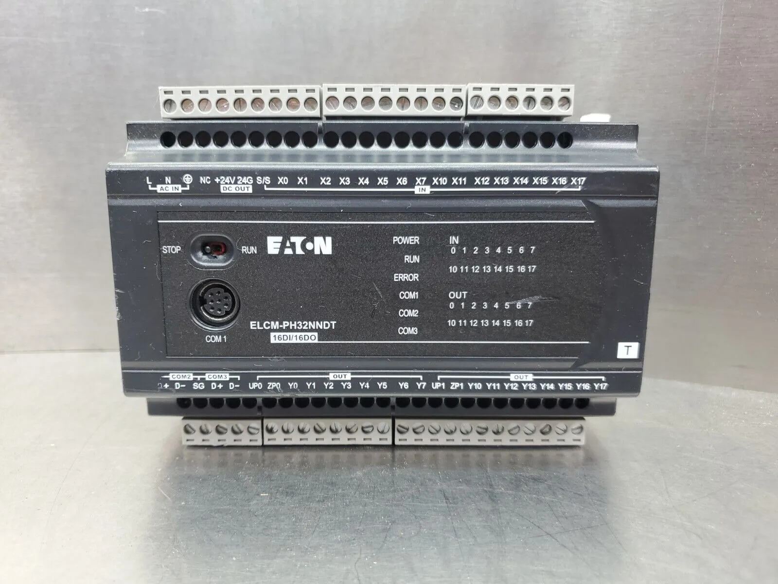 EATON ELCM-PH32NNDT-1 16DI/16DO PLC Module. 3D-3