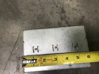 3-Gang Masonry Box, 6x4"