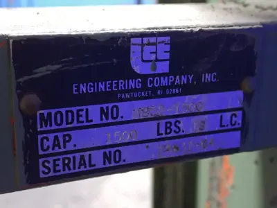 USED ENGINEERING COMPANY INC. M8521500