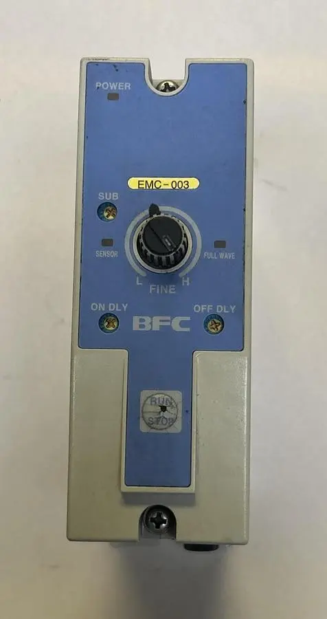 Used BFC EMC-003 Electrical Controls Ohio US | Surplus Asset Holdings #1246328
