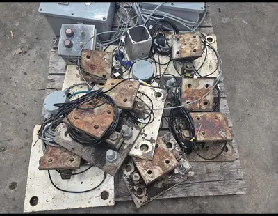 2 Sets of Silo Load Cells with Control Panel