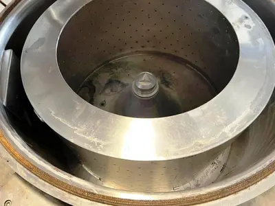 Andritz/Ketema 30 x 18 perforate basket centrifuge, Hastelloy.