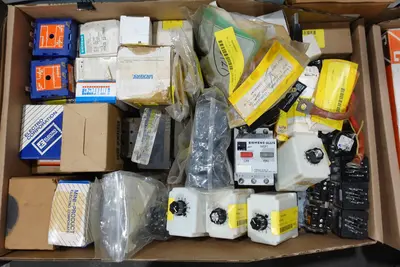 4 PALLETS OF ASSORTED ELECTRICAL CONTROLS