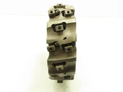 RK Tool Dijet SMC8.024-11020L Indexable Face Mill 24-Insert Triple Cutter 8" RH