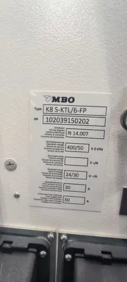 USED 2015 MBO K8 S-KTL/6