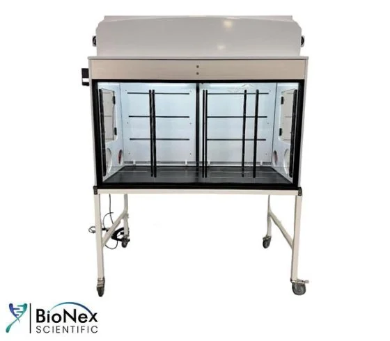 Used FLOW SCIENCES CUSTOM ENCLOSURE WITH SLIDING DOOR Safety Enclosures New Jersey US | Bionex Scientific LLC #800607