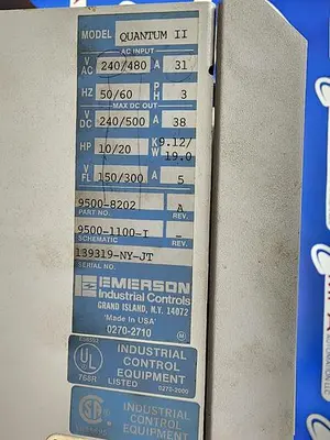 USED EMERSON 9500-8202