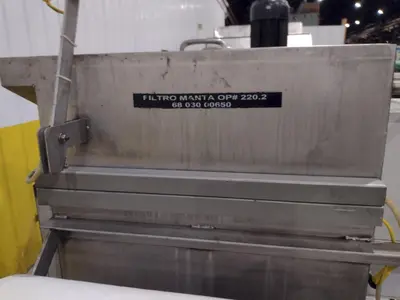 CRYSTAL FILTRATION CONTINUOUS FILTER COOLANT SYSTEM, WITH DRAG-OUT CONVEYOR : YOBRO #25069