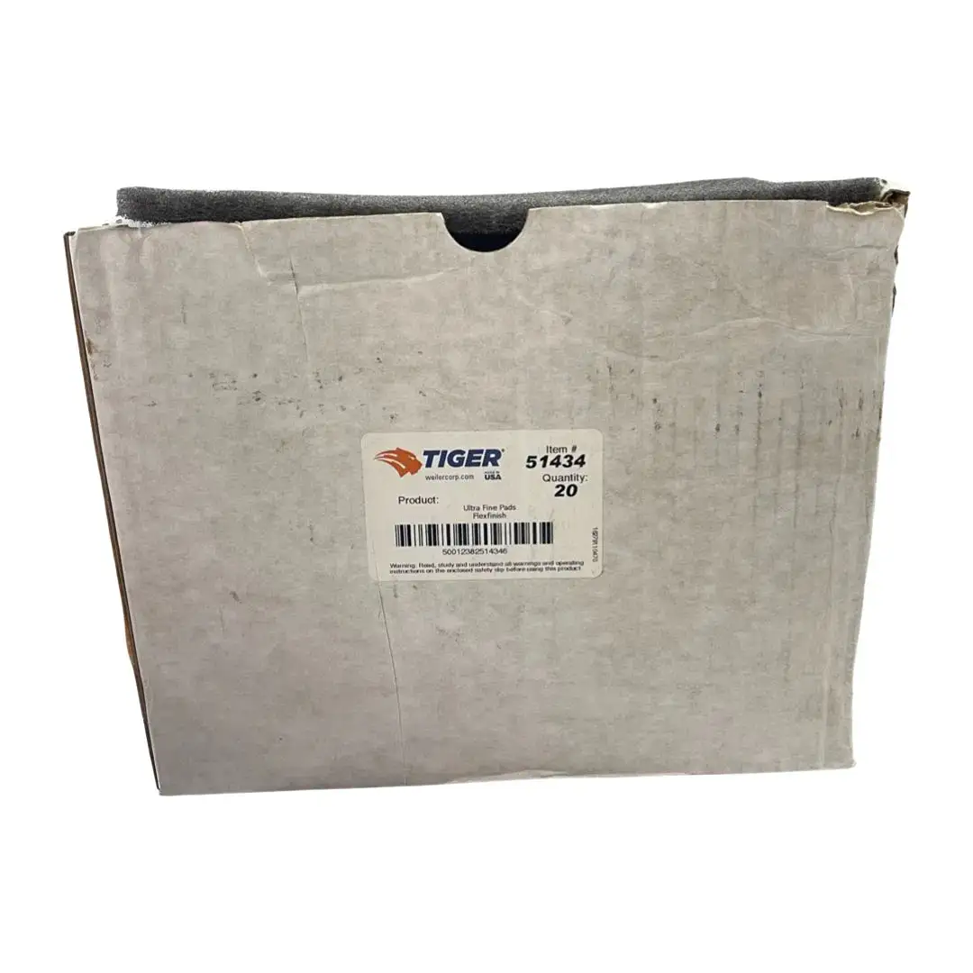 Weiler Tiger 6" x 9" Non-Woven Hand Pad Ultra Fine 600 Grit Silicon Carbide 20pk