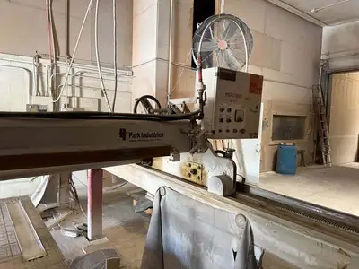 PARK INDUSTRIES Sierra w/ 5-Bag Water System Bridge Saws | STONE EQUIPMENT WAREHOUSE (5)