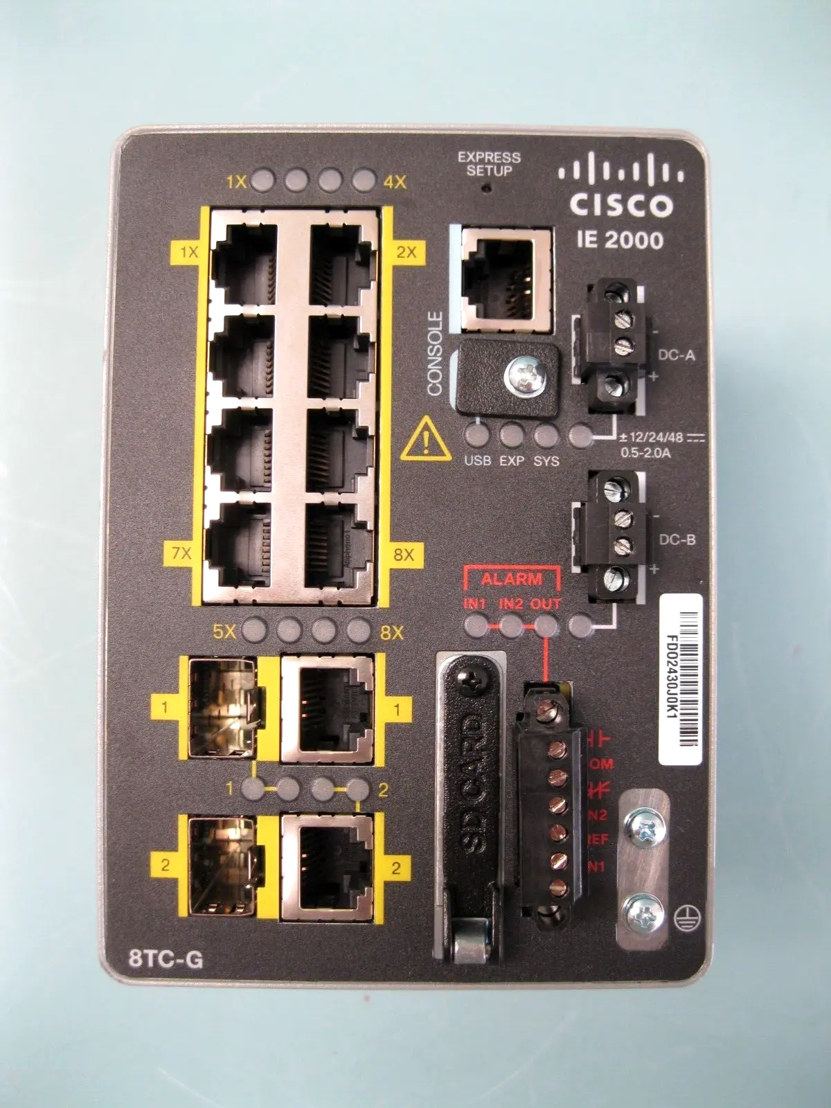 USED Cisco IE-2000-8TC-G-B V01
