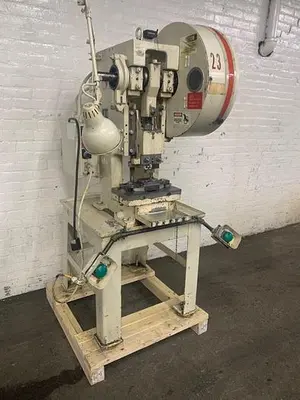 5914-230 Perkins Model 10-C 10 Ton OBI Punch Press, Air Trip Mechanical Clutch