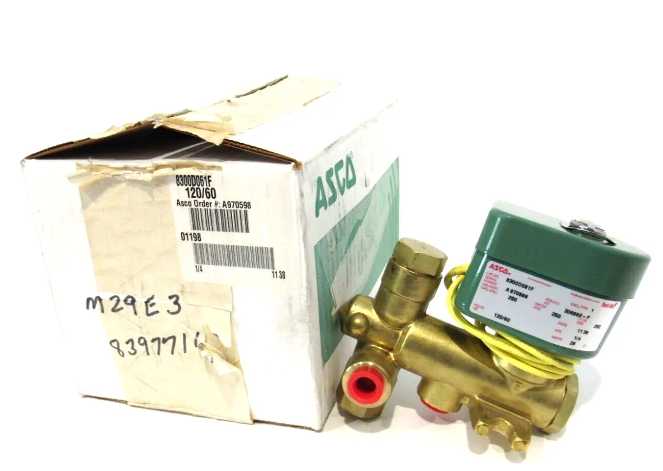 NEW ASCO 8300D061F SOLENOID VALVE 120/60