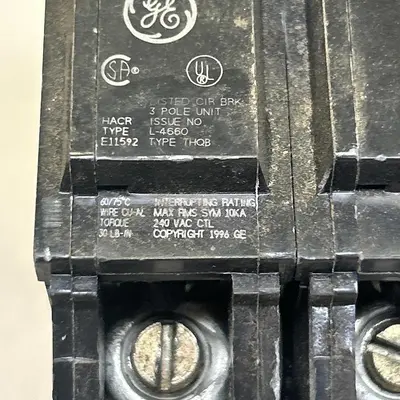 Used GE THQB320 Miscellaneous Equipment (Electrical & Power) | Surplus Asset Holdings #1200237