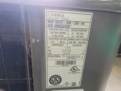 USED LENNOX 10ACC-048-230-04