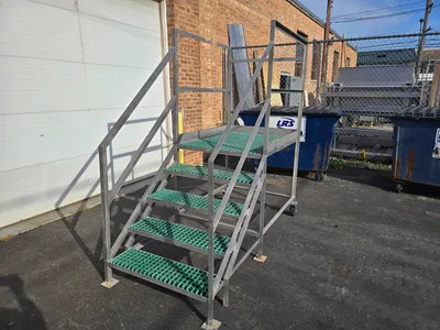 USED CUSTOM BUILT Stainless Steel Stairs