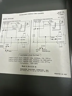 New | in-Stock PARAGON 47016-S Misc Electrical & Power Parts Ohio US | Surplus Asset Holdings #1241595