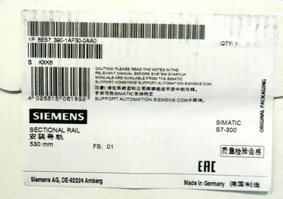 NEW SEALED SIEMENS 6ES7 390-1AF30-0AA0 SECTIONAL RAIL 6ES73901AF300AA0
