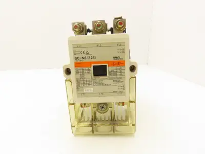 Fuji SC-N6(125) Motor Starter Contactor 3-Pole 125A 75Hp 120V Coil