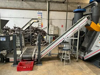 USED 2019 STOKKERMILL SHREDDING LINE FOR COPPER, ALUMINUM, AND PLASTIC RECYCLING
