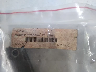 Actuator Lever Arm,  12" gate