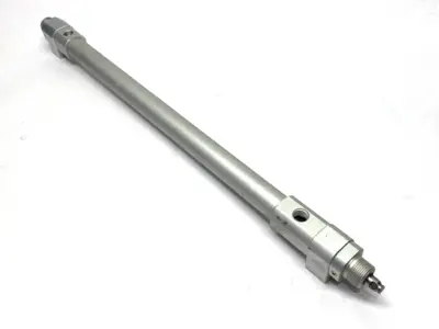 USED SMC PNEUMATIC CYLINDER 20MM BORE 300MM STROKE BROKEN ROD THREAD