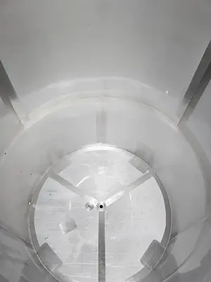 Used ADI Laval 2100 Gallon Tank, 304 Stainless Steel