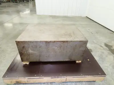 H13 Hot Work Tool Steel Rectangle Block 12.93"H x 22.87"W x 32.43"  2700Lbs