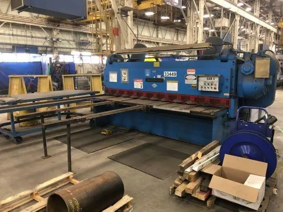 3/8" x 10' CINCINNATI Power Squaring Shear, Model 2510