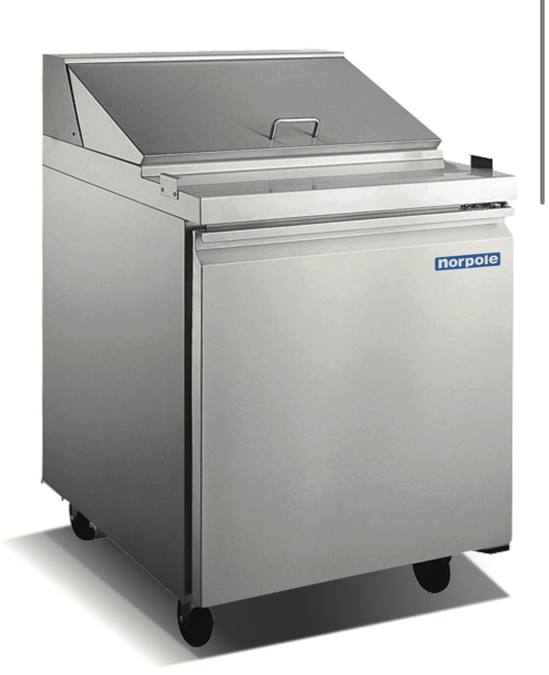 1 Door Stainless Steel Sandwich/Salad Prep Table