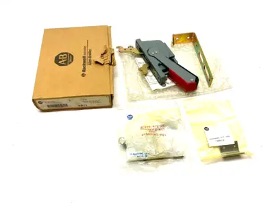USED ALLEN-BRADLEY SER. A OPERATING DISCONNECT HANDLE METAL GRAY