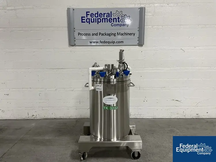 Used Precision 125 Liter Integrated Biosystems Cryovessel, 316L S/S, 50/65# Stainless Steel Tanks Ohio US | Federal Equipment Company #126283