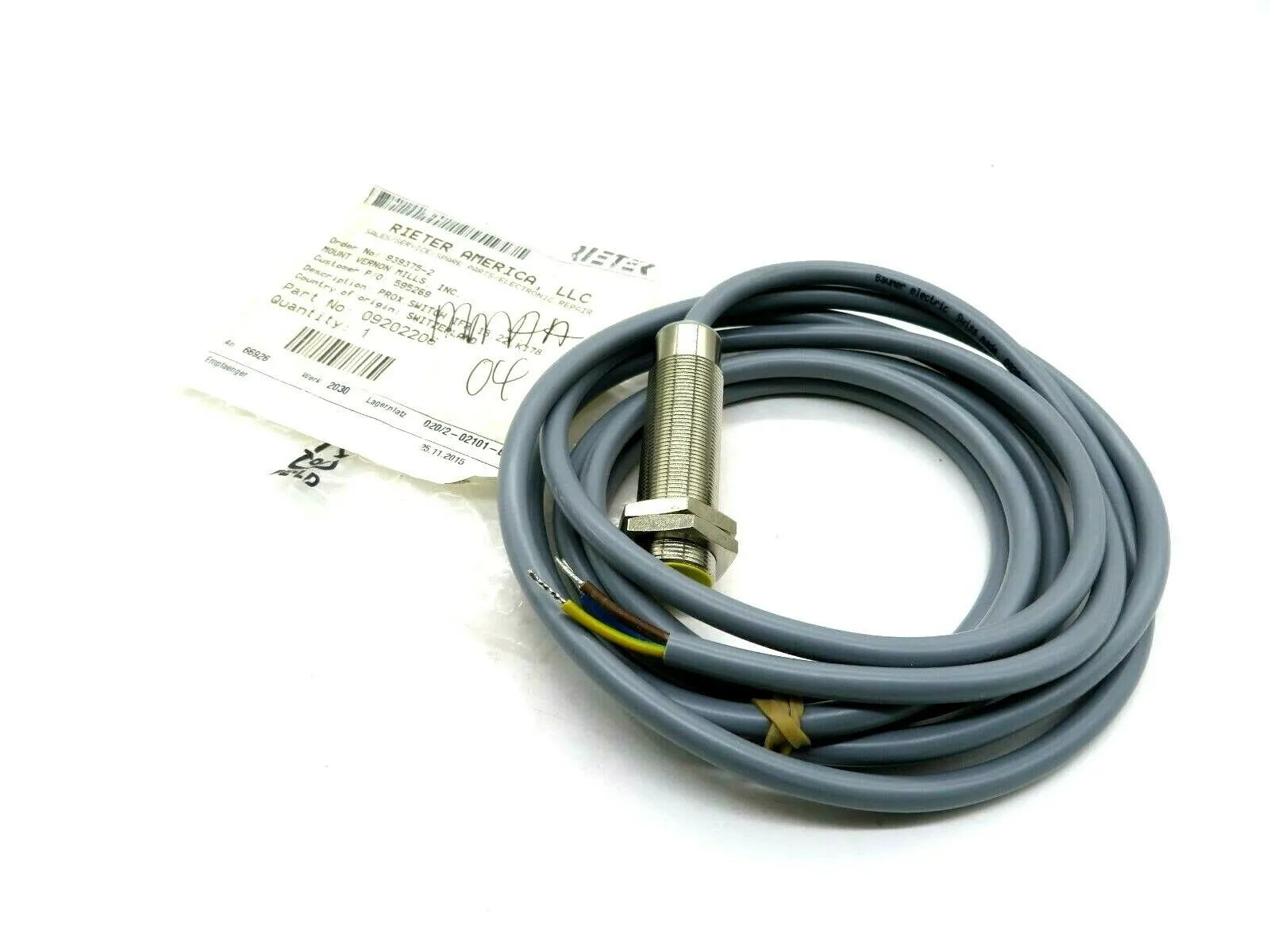 NEW BAUMER ELECTRIC 0920-2206 PROXIMITY SWITCH IFR 18.22.K178 09202206